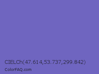CIELCh 47.614,53.737,299.842 Color Image