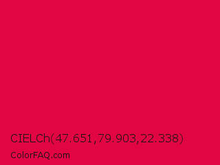 CIELCh 47.651,79.903,22.338 Color Image