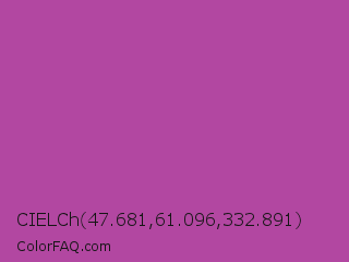 CIELCh 47.681,61.096,332.891 Color Image