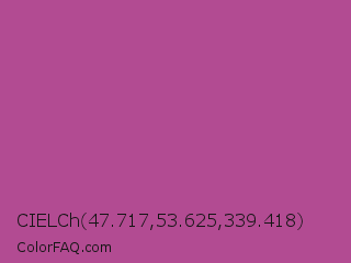 CIELCh 47.717,53.625,339.418 Color Image