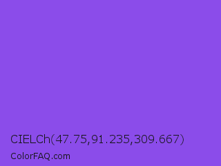 CIELCh 47.75,91.235,309.667 Color Image