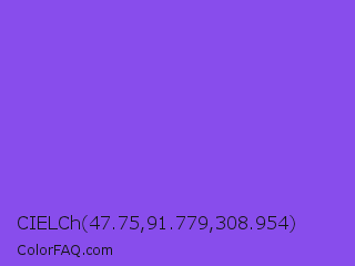 CIELCh 47.75,91.779,308.954 Color Image