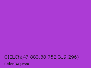 CIELCh 47.883,88.752,319.296 Color Image