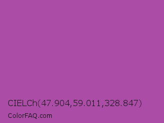 CIELCh 47.904,59.011,328.847 Color Image