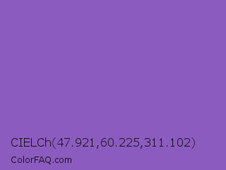 CIELCh 47.921,60.225,311.102 Color Image