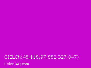 CIELCh 48.118,97.882,327.047 Color Image