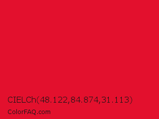 CIELCh 48.122,84.874,31.113 Color Image