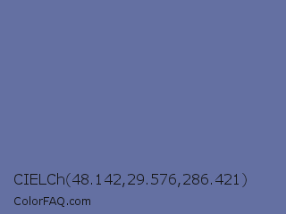 CIELCh 48.142,29.576,286.421 Color Image
