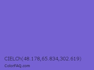 CIELCh 48.178,65.834,302.619 Color Image