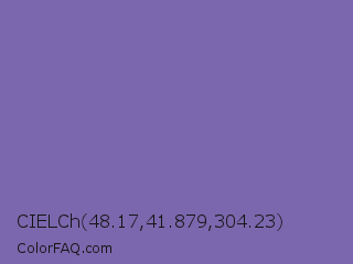 CIELCh 48.17,41.879,304.23 Color Image