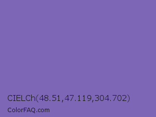 CIELCh 48.51,47.119,304.702 Color Image