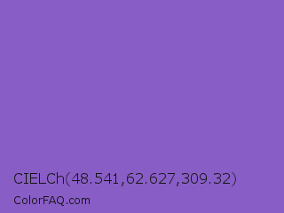 CIELCh 48.541,62.627,309.32 Color Image