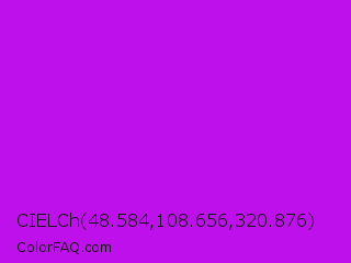 CIELCh 48.584,108.656,320.876 Color Image