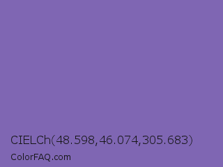 CIELCh 48.598,46.074,305.683 Color Image