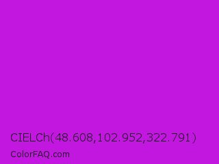CIELCh 48.608,102.952,322.791 Color Image