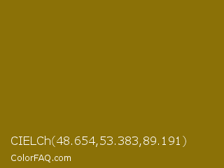 CIELCh 48.654,53.383,89.191 Color Image