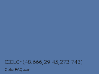 CIELCh 48.666,29.45,273.743 Color Image