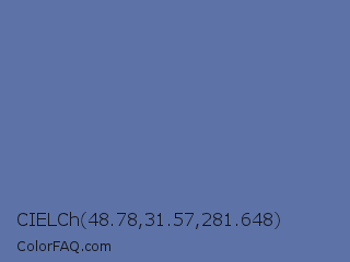 CIELCh 48.78,31.57,281.648 Color Image