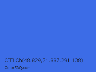 CIELCh 48.829,71.887,291.138 Color Image