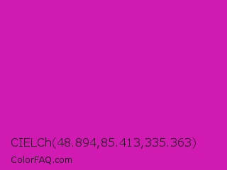 CIELCh 48.894,85.413,335.363 Color Image