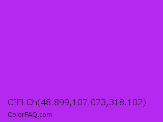 CIELCh 48.899,107.073,318.102 Color Image