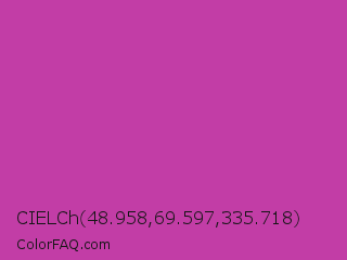 CIELCh 48.958,69.597,335.718 Color Image