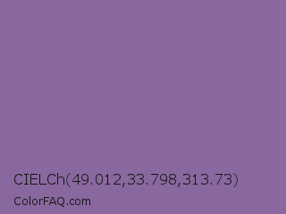 CIELCh 49.012,33.798,313.73 Color Image