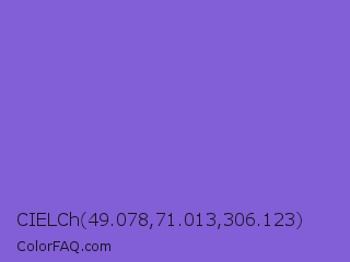 CIELCh 49.078,71.013,306.123 Color Image