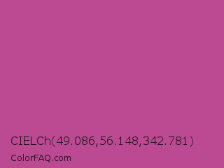 CIELCh 49.086,56.148,342.781 Color Image