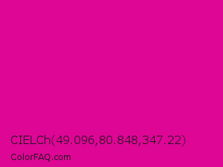 CIELCh 49.096,80.848,347.22 Color Image