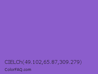 CIELCh 49.102,65.87,309.279 Color Image