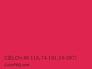 CIELCh 49.116,74.191,19.097 Color Image