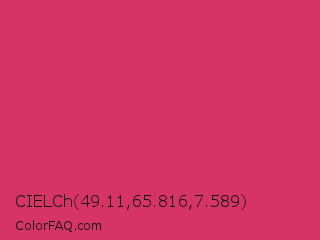 CIELCh 49.11,65.816,7.589 Color Image