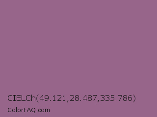 CIELCh 49.121,28.487,335.786 Color Image