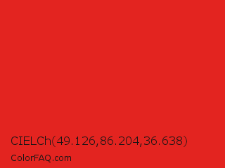CIELCh 49.126,86.204,36.638 Color Image