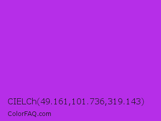 CIELCh 49.161,101.736,319.143 Color Image