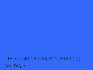 CIELCh 49.187,84.815,293.692 Color Image