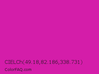 CIELCh 49.18,82.186,338.731 Color Image