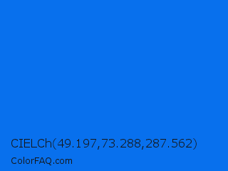 CIELCh 49.197,73.288,287.562 Color Image