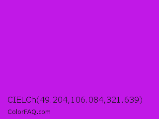 CIELCh 49.204,106.084,321.639 Color Image