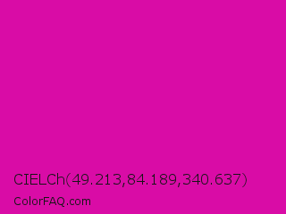 CIELCh 49.213,84.189,340.637 Color Image