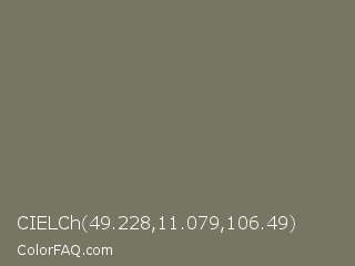 CIELCh 49.228,11.079,106.49 Color Image