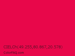 CIELCh 49.255,80.867,20.578 Color Image