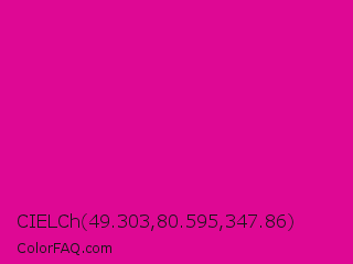 CIELCh 49.303,80.595,347.86 Color Image