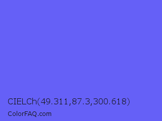 CIELCh 49.311,87.3,300.618 Color Image