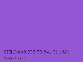 CIELCh 49.333,73.841,311.69 Color Image