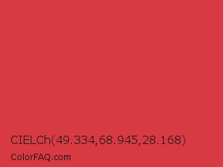 CIELCh 49.334,68.945,28.168 Color Image