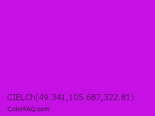CIELCh 49.341,105.687,322.81 Color Image