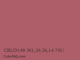 CIELCh 49.361,34.26,14.741 Color Image