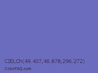 CIELCh 49.407,46.878,296.272 Color Image